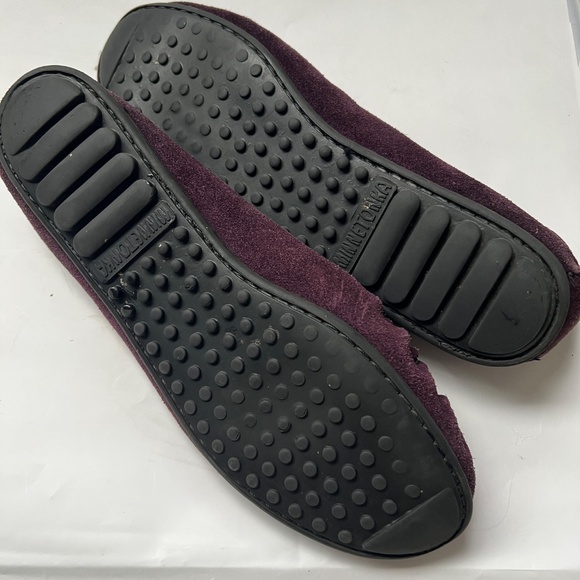 Minnetonka Moccasins Deep Purple Slip On Size 10 Suede - Picture 5 of 6
